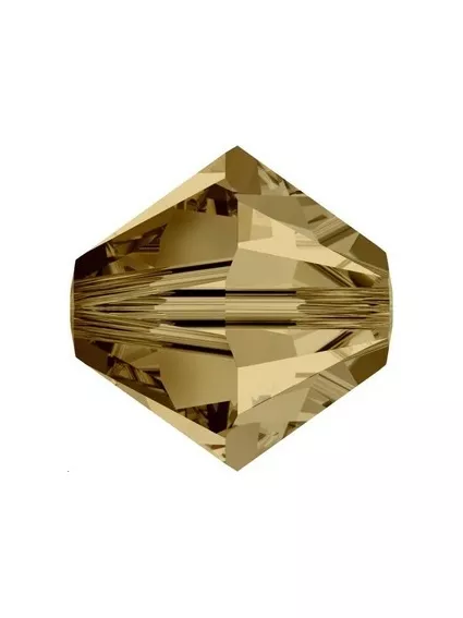 Toupie 8MM Light colorado topaz  Toupies 8mm Swarovski (5328/5301)- 1 2