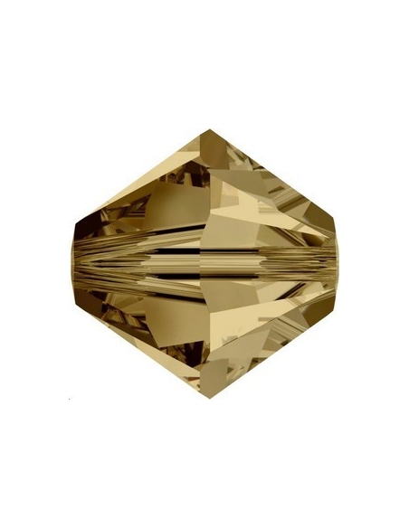 Toupie 8MM Light colorado topaz  Toupies 8mm Swarovski (5328/5301)- 2