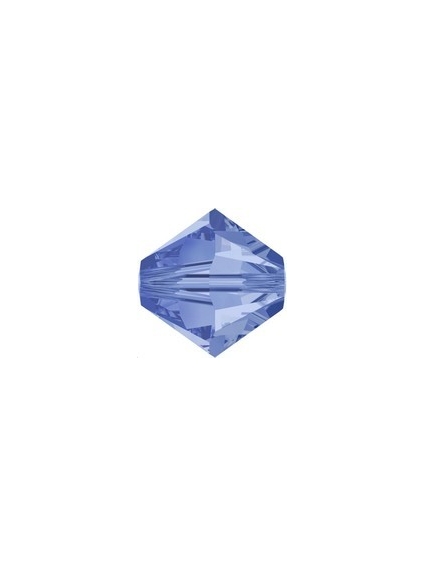 Toupie 8MM Light sapphire  Toupies 8mm Swarovski (5328/5301)- 1