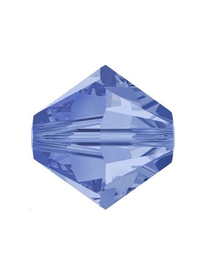 Toupie 8MM Light sapphire  Toupies 8mm Swarovski (5328/5301)- 1 2