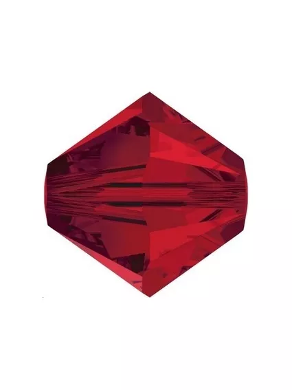 Toupie 8MM light siam  Toupies 8mm Swarovski (5328/5301)- 1 2