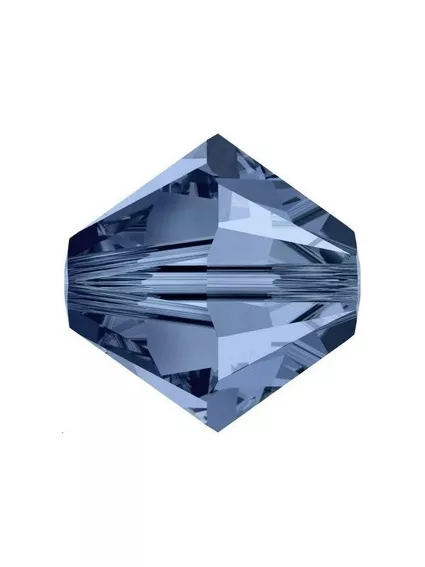 Toupie 8MM Montana  Toupies 8mm Swarovski (5328/5301)- 1 2