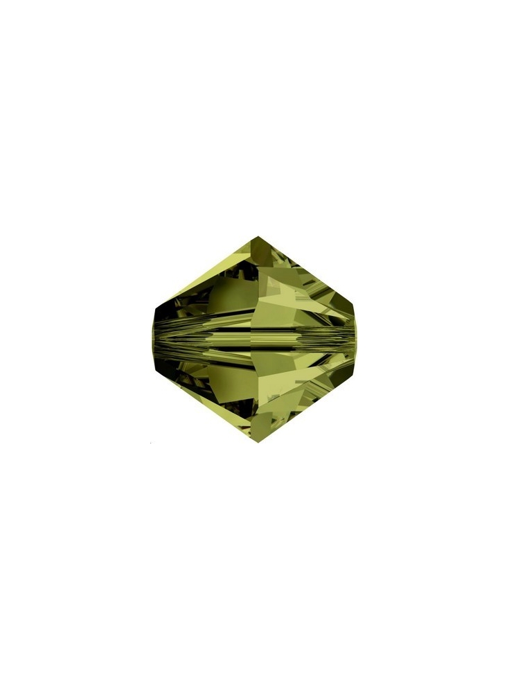 Toupie 8MM Olivine  Toupies 8mm Swarovski (5328/5301)- 2