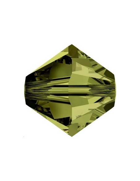 Toupie 8MM Olivine  Toupies 8mm Swarovski (5328/5301)- 2