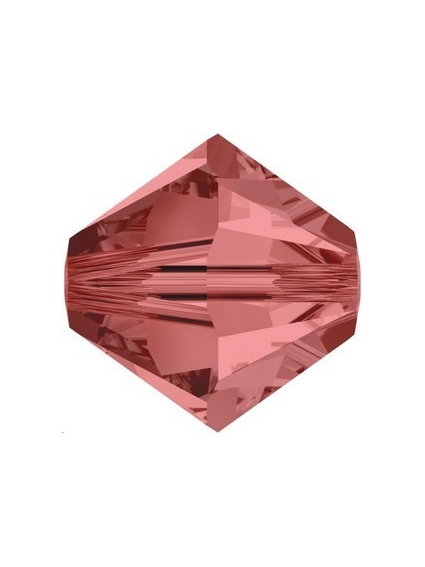 Toupie 8MM Padparadscha  Toupies 8mm Swarovski (5328/5301)- 1 2