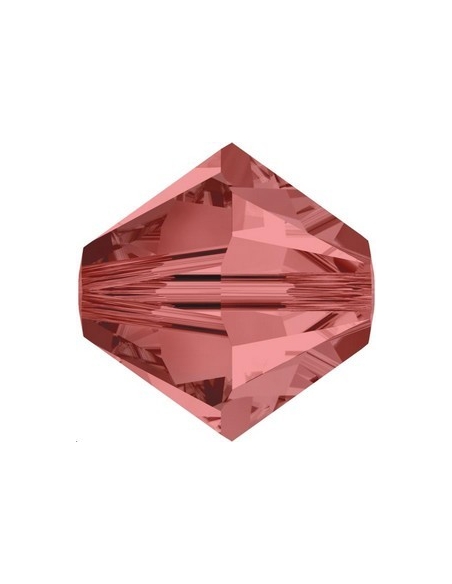 Toupie 8MM Padparadscha  Toupies 8mm Swarovski (5328/5301)- 2