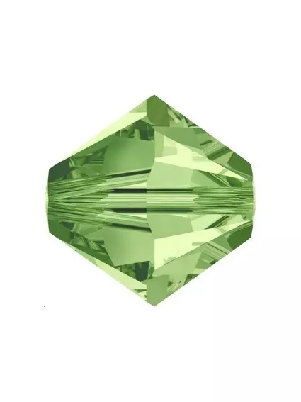 Toupie 8MM Peridot  Toupies 8mm Swarovski (5328/5301)- 1 2