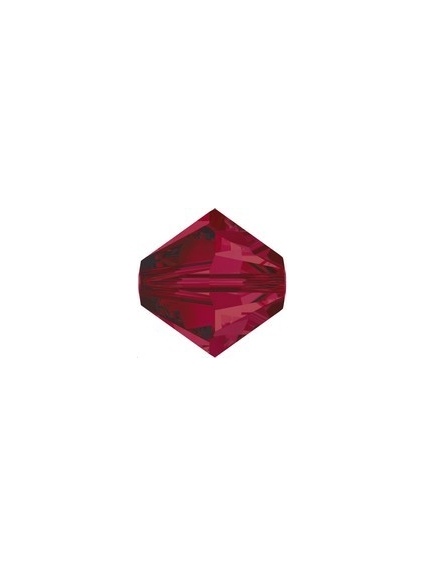 Toupie 8MM Ruby  Toupies 8mm Swarovski (5328/5301)- 1