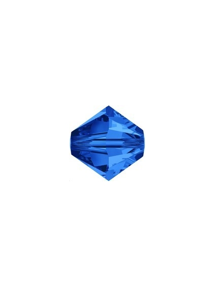 Toupie 8MM Sapphire  Toupies 8mm Swarovski (5328/5301)- 1