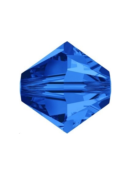 Toupie 8MM Sapphire  Toupies 8mm Swarovski (5328/5301)- 1 2