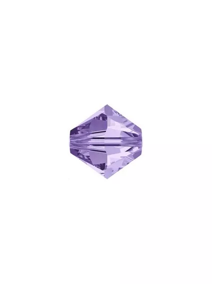 Toupie 8MM Tanzanite  Toupies 8mm Swarovski (5328/5301)- 1