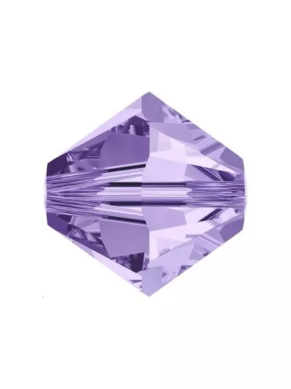 Toupie 8MM Tanzanite  Toupies 8mm Swarovski (5328/5301)- 1 2