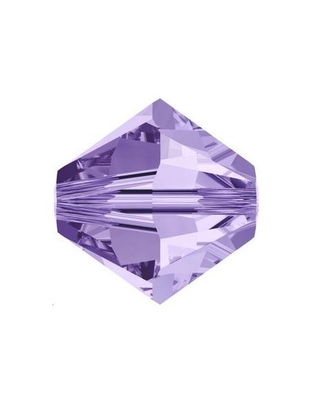 Toupie 8MM Tanzanite  Toupies 8mm Swarovski (5328/5301)- 2