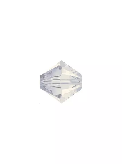 Toupie 8MM Whiteopal  Toupies 8mm Swarovski (5328/5301)- 1