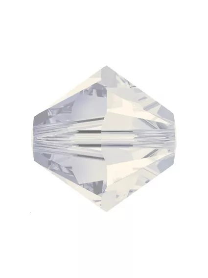 Toupie 8MM Whiteopal  Toupies 8mm Swarovski (5328/5301)- 1 2