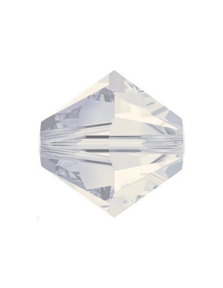 Toupie 8MM Whiteopal  Toupies 8mm Swarovski (5328/5301)- 2 Toupie 8MM Whiteopal  Toupies 8mm Swarovski (5328/5301)- 2