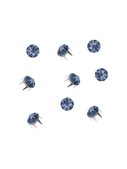 rose pins 4,5mm denim blue  Rose pins (5330)- 1 2