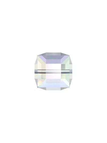 Cube 10MM Crystal ABB  Perles rondes facettes 10mm Swarovski (5000)- 1