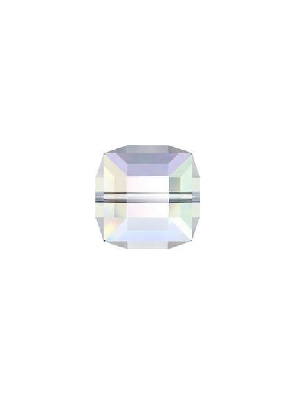 Cube 12MM Crystal ABB  Perles rondes facettes 10mm Swarovski (5000)- 1