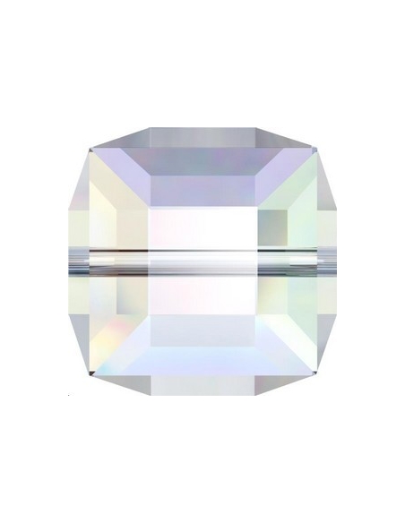Cube 12MM Crystal ABB  Perles rondes facettes 10mm Swarovski (5000)- 2 Cube 12MM Crystal ABB  Perles rondes facettes 10mm Swarovski (5000)- 2