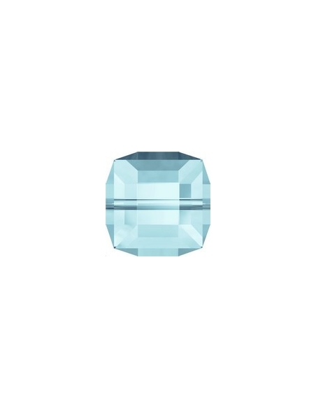 Cube 4MM Aquamarine  Cubes 4mm Swarovski - 1