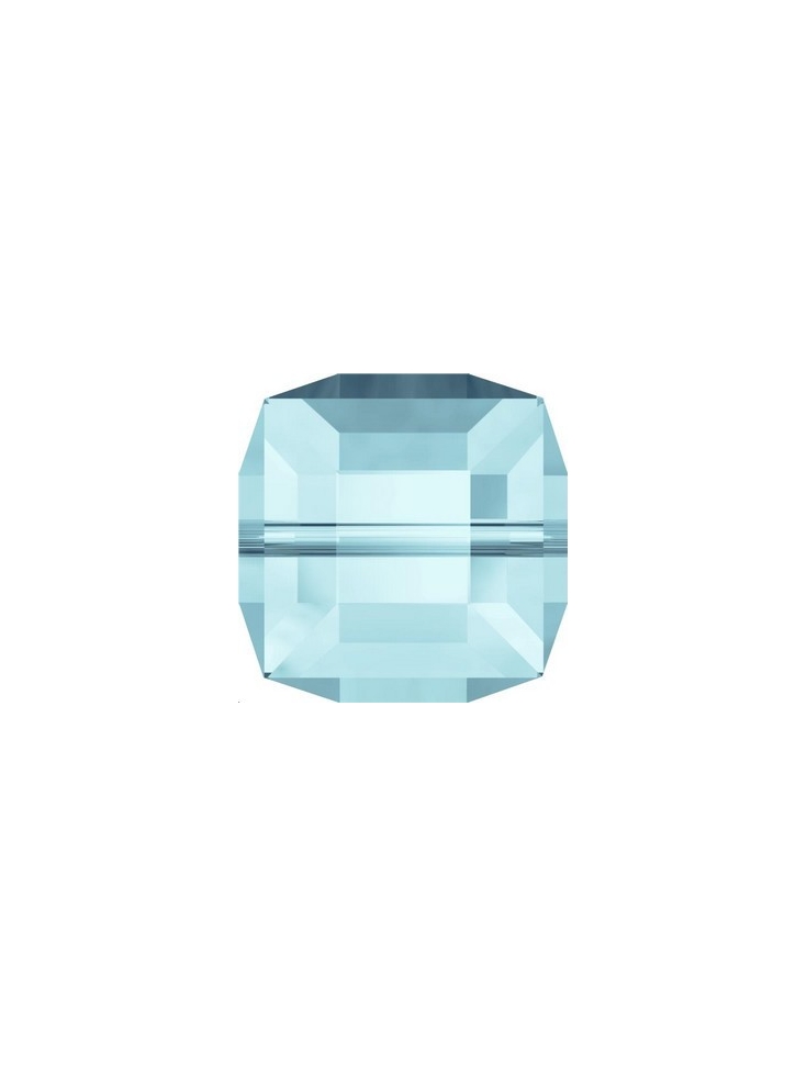 Cube 4MM Aquamarine  Cubes 4mm Swarovski - 2