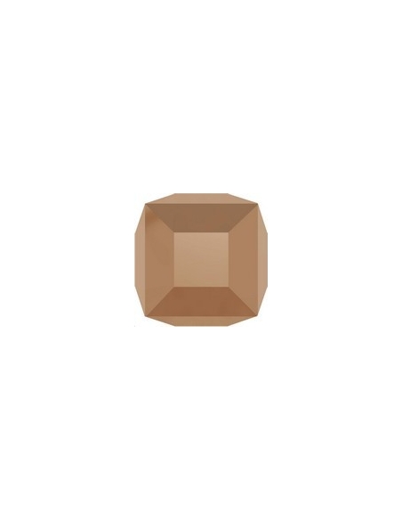 Cube 6mm Crystal rose Gold  Cubes 6mm Swarovski- 1