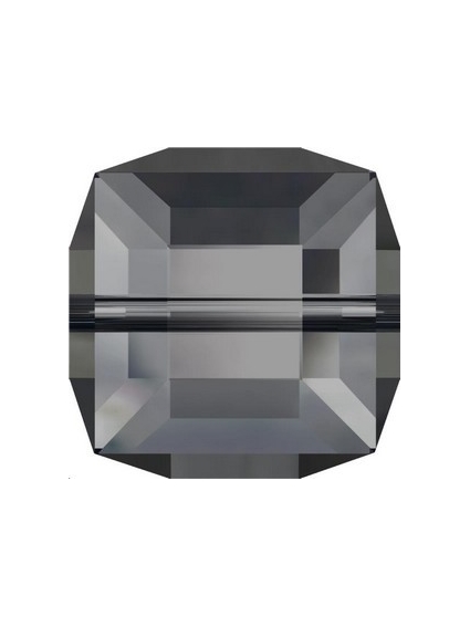 Cube 6MM crystal silver night  Cubes 6mm Swarovski- 1 2