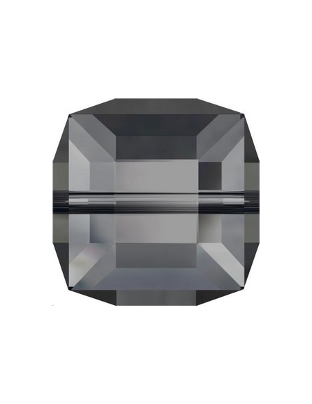 Cube 6MM crystal silver night  Cubes 6mm Swarovski- 2 Cube 6MM crystal silver night  Cubes 6mm Swarovski- 2