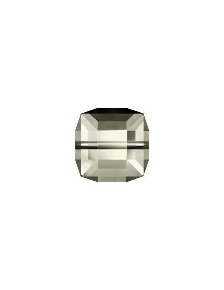 cube 6mm crystal silver shade  Cubes 6mm Swarovski- 1 cube 6mm crystal silver shade  Cubes 6mm Swarovski- 1