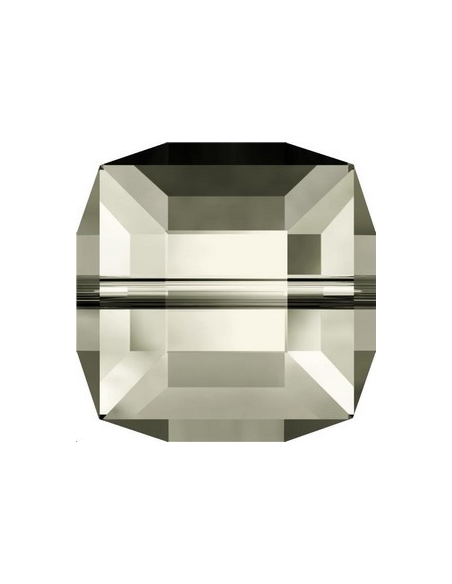 cube 6mm crystal silver shade  Cubes 6mm Swarovski- 2 cube 6mm crystal silver shade  Cubes 6mm Swarovski- 2