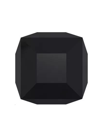Cube 8MM Jet  Perles rondes facettes 8mm Swarovski (5000)- 1 2