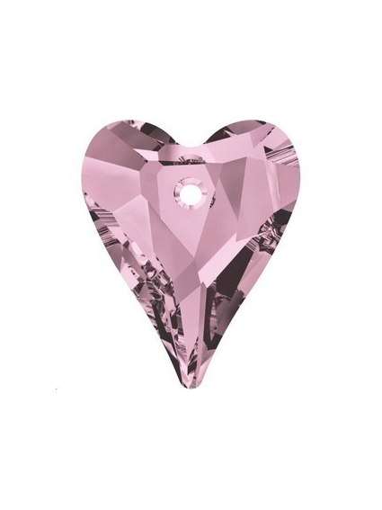 Pendentif wild heart 12mm cr ant pi  Pendentifs Wild Heart (6240)- 1 2