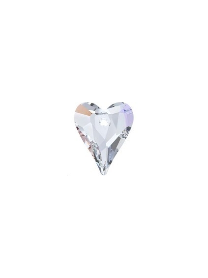pendentif Wild heart17mm crystal AB  Pendentifs Wild Heart (6240)- 1