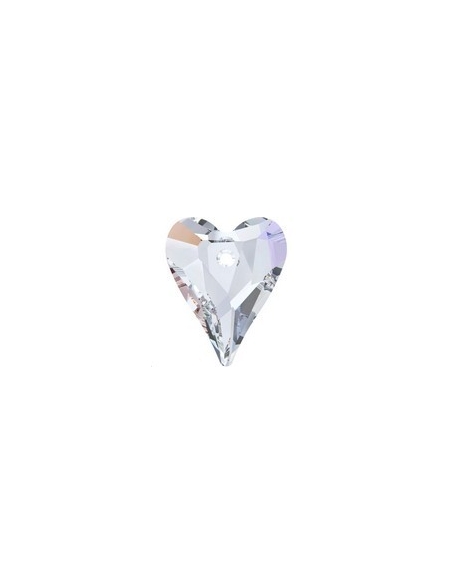 pendentif Wild heart17mm crystal AB  Pendentifs Wild Heart (6240)- 1 pendentif Wild heart17mm crystal AB  Pendentifs Wild Heart (6240)- 1