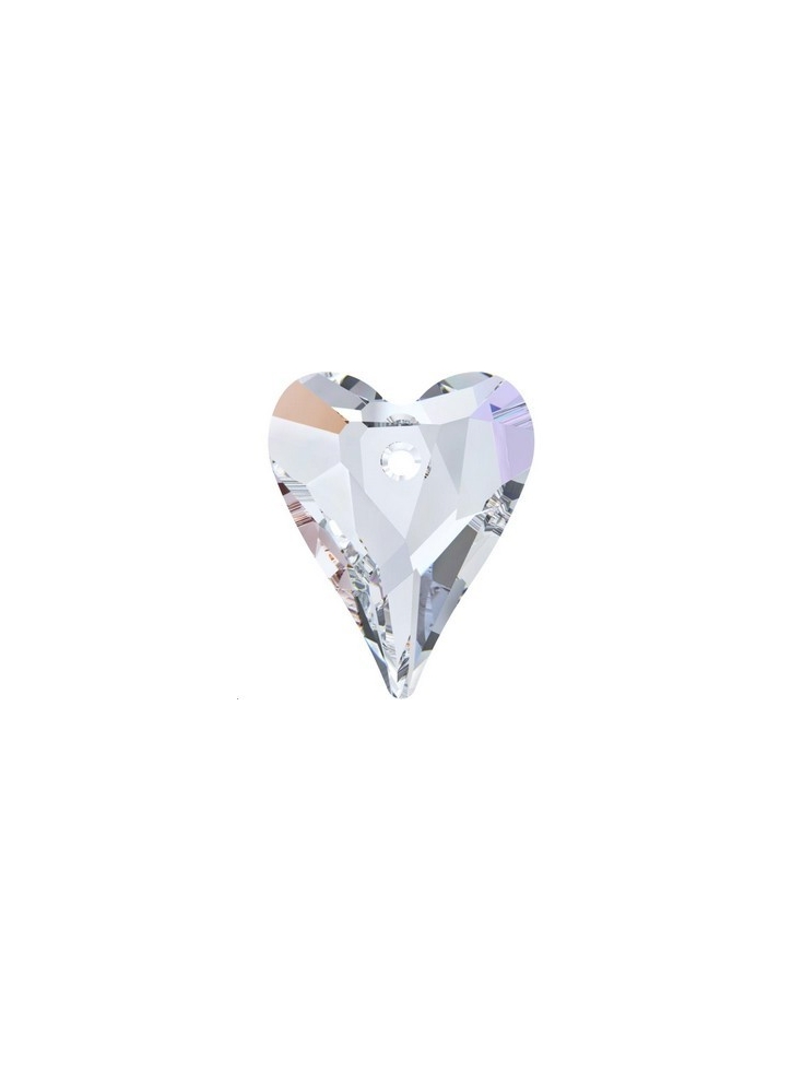 pendentif Wild heart17mm crystal AB  Pendentifs Wild Heart (6240)- 2