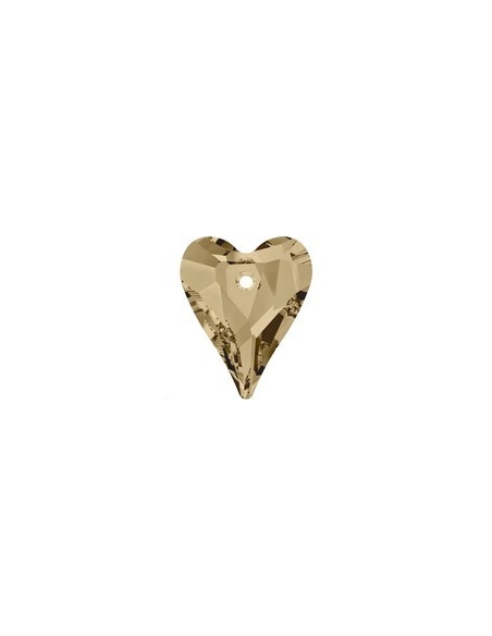 Pendentif Wild heart 17mm cr go sha  Pendentifs Wild Heart (6240)- 1