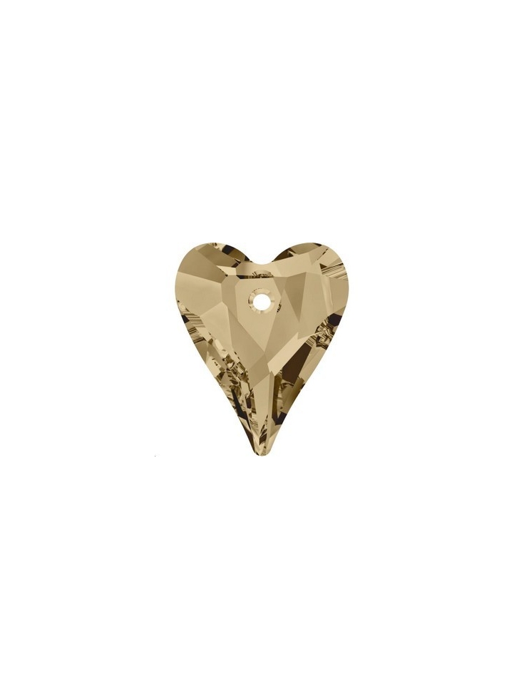 Pendentif Wild heart 17mm cr go sha  Pendentifs Wild Heart (6240)- 2