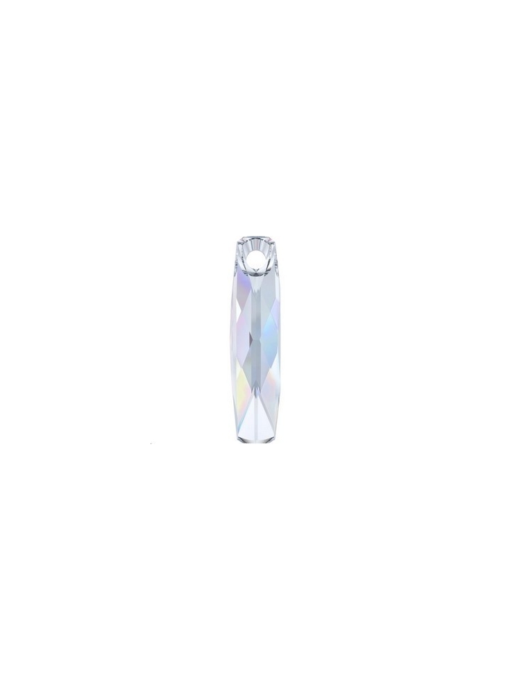 Pendentif colonne 20mm crystal ab  Pendentifs colonne (6460)- 2