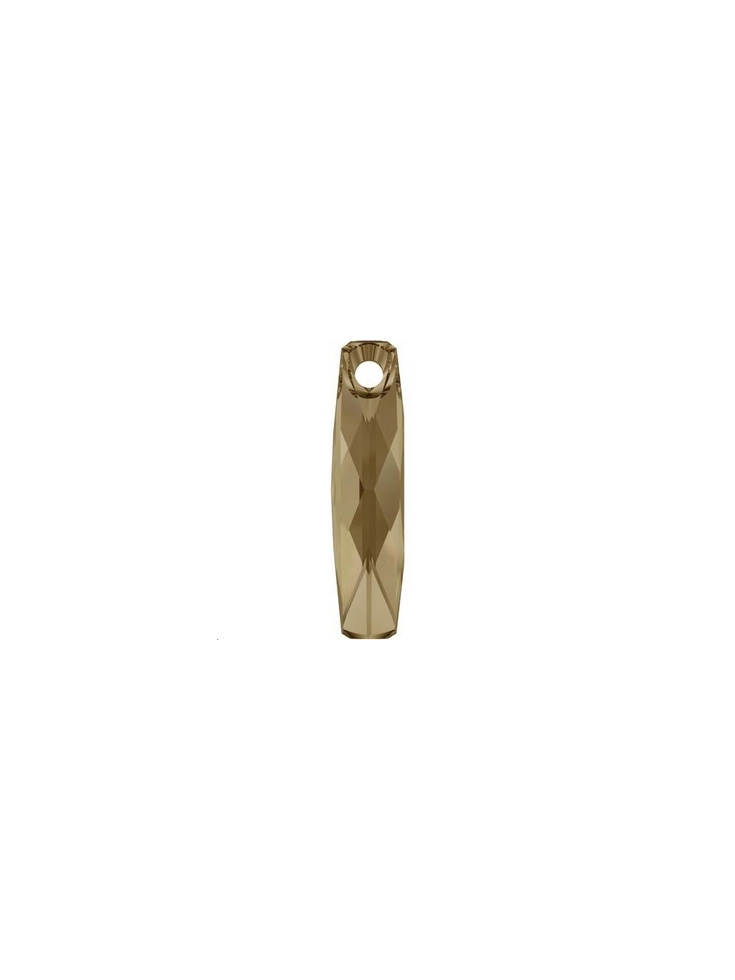 Pendentif colonne 20mm cr golden sh  Pendentifs colonne (6460)- 2