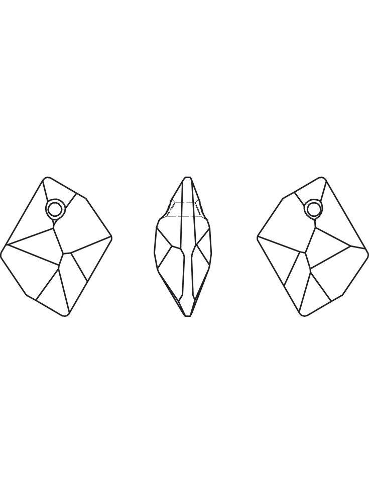 Pendentif cosmic 20mm marbled   Pendentifs Cosmic (6680)- 3