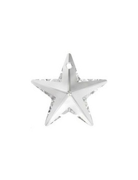 Pendentif étoile 20mm crystal Pendentifs étoile (6714)- 1