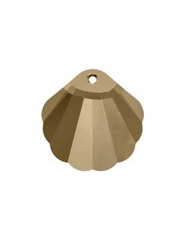 shell pendant 28mm crystal golden shadow Shell pendants (6723)- 1