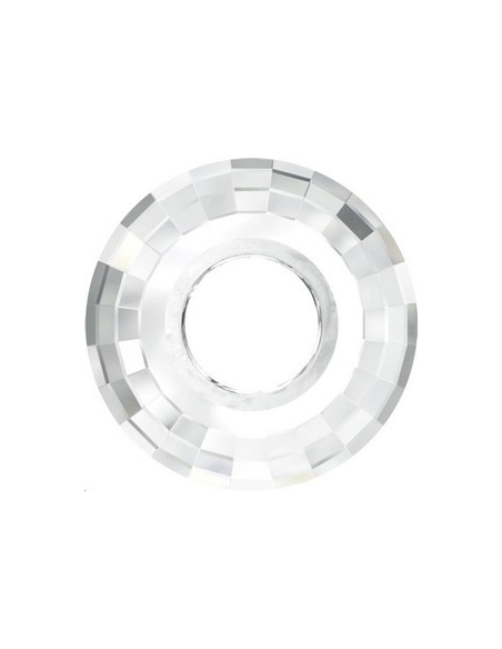 Pendentif disque 25mm crystal  Pendentifs disque Swarovski (6039)- 2