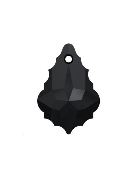 Pendentif 22X15mm Jet  Gouttes baroques (6090)- 2