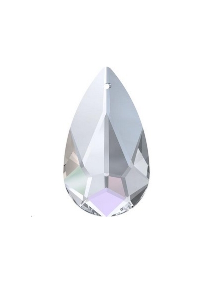 Pendentif goutte 24x12 crystal AB  Pendentifs larme (6100-6106)- 1 2