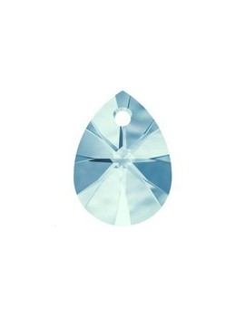 mini pear pendant 12mm aquamarine Mini pear pendants (6128)- 1