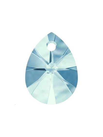 mini pear pendant 12mm aquamarine  Mini pear pendants (6128)- 1 2