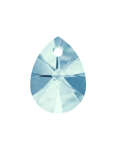 mini pear pendant 12mm aquamarine  Mini pear pendants (6128)- 2 mini pear pendant 12mm aquamarine  Mini pear pendants (6128)- 2