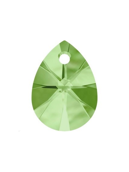 mini pear pendant 12mm peridot  Mini pear pendants (6128)- 1 2